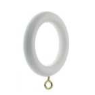 Pack of 12 Maine White Curtain Rings Dia. 28mm