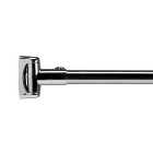 Premium Extendable Curved Stainless Steel Shower Rail