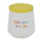 Rainbow Ceramic Sugar Canister
