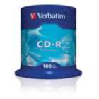 Verbatim 52x CD-R Discs - 100 Pack Spindle