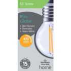 Morrisons LED Mini Globe 470 Lumens Es 4W Dimmable Light Bulb