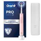 Oral-B Pro dw Pink Rechargeable Toothbrush + Travel Case 3 x 3500 per pack