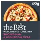 Morrisons The Best Ham & Mushroom Pizza 438g