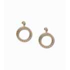 Freedom Gold Abstract Halo Drop Earrings
