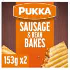 Pukka 2 Sausage & Bean Bakes 306g