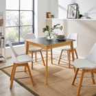 Elements Freja 2 Seater Square Dining Table