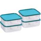Morrisons Set Of 4 Nested Containers 500ml