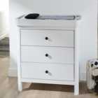 Ickle Bubba Tenby 3 Drawer Chest & Changing Unit
