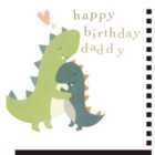 Dinosaur Daddy Happy Birthday Card