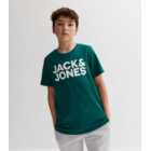 Jack & Jones Junior Turquoise Logo T-Shirt