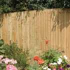 Rowlinson Vertical Board Panel Pressure Treated Fence - 6x5