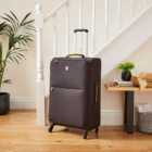 Elements Grey and Ochre Suitcase