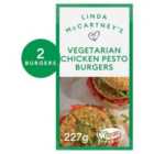 Linda McCartney's 2 Vegetarian Chicken Pesto Burgers 227g