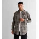 Only & Sons Pale Grey Check Long Sleeve Shirt