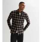 Only & Sons Black Check Long Sleeve Slim Fit Shirt