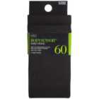 M&S Womens Collection 2pk 60 Denier Body Opaque Knee Highs One Size Black 2 per pack