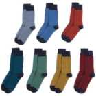 M&S 7 Pack Cool and Fresh Socks, 9-12, Multi 7 per pack