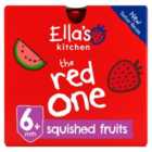 Ella's Kitchen The Red One Smoothie Multipack Baby Food Pouch 6+ Months 5 x 90g