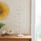 2ft White Table Top Twig Tree