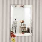MirrorOutlet Frameless Large Venetian Modena Modern Wall Mirror 109 X 78Cm 3Ft7 X 2Ft7