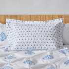 Kamala Pintuck Blue Oxford Pillowcase