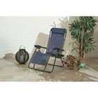 Suntime Royale Relaxer with Cup Holder- Navy Blue