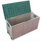 Groundlevel Weatherproof Plastic Storage Box - Green