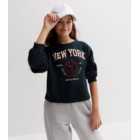 Name It Navy New York Logo Jersey Sweatshirt