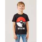 Name It Black Pokémon Ball Logo T-Shirt