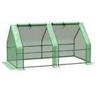 Outsunny Mini Small Greenhouse 180x90x90cm