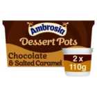 Ambrosia Dessert Pot Chocolate & Salted Caramel 220g