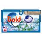 Bold All-In-1 Spring Awakening Washing Capsules 33 per pack