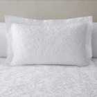 Stanton Jacquard White Oxford Pillowcase