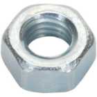 100 PACK - Steel Finished Hex Nut - M5 - 0.8mm Pitch - Manufactured to DIN 934