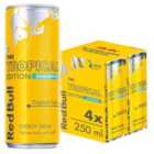 Red Bull Energy Drink Sugar Free Tropical Edition 4 x 250ml