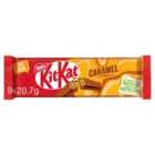 Kit Kat 2 Finger Caramel Chocolate Biscuit Bar Multipack 9 Pack 9 x 186.3g