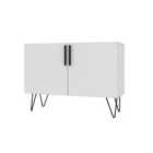 Out & Out Original Memphis White Sideboard 90cm
