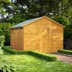 Power 12x10 Security Apex Shed