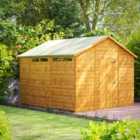 Power 10x10 Security Apex Shed
