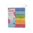 Sorbo Pack of 5 Pastel Microfibre Cloths