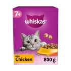 Whiskas Senior 7+ Dry Cat Food In Chicken 800g