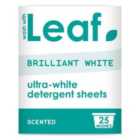 Wash with Leaf Brilliant White 25 Sheets 25 per pack