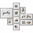Nielsen Vincent 9 Piece Family Picture Frame Set In Grey