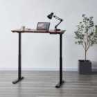 Koble Apollo Walnut Effect Adjustable Standing Smart Desk