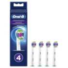 Oral-B 3DWhite Replacement Electric Toothbrush Heads Pack of 4 4 per pack