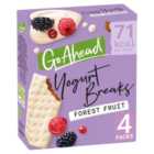 Go Ahead Forest Fruit Yogurt Breaks Snack Bars Multipack 4 x 35.5g