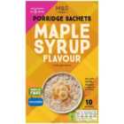 M&S Maple Syrup Flavour Porridge Sachets 10 x 36g