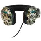 Camo Wired Gaming Headset With Led Lights - Jungle Green