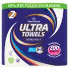 Morrisons Ultra Kitchen Towel Double Rolls 2 per pack