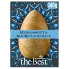 Morrisons The Best Belgian White & Blonde Chocolate Easter Egg 240g
